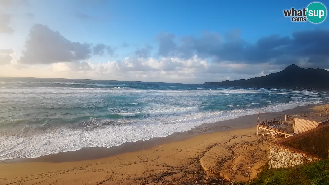 Spiaggia San Nicolò Buggerru webcam | Sardegna