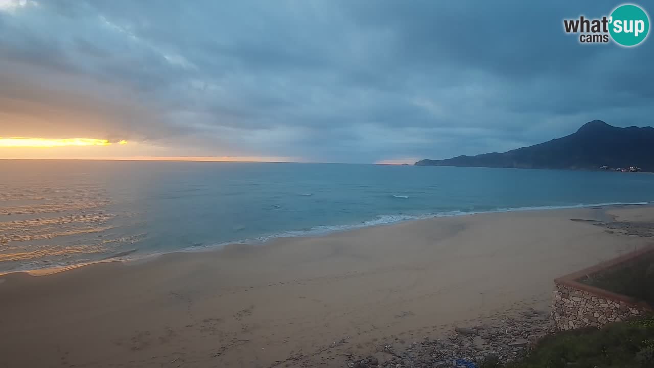 Spiaggia San Nicolò Buggerru webcam | Sardegna