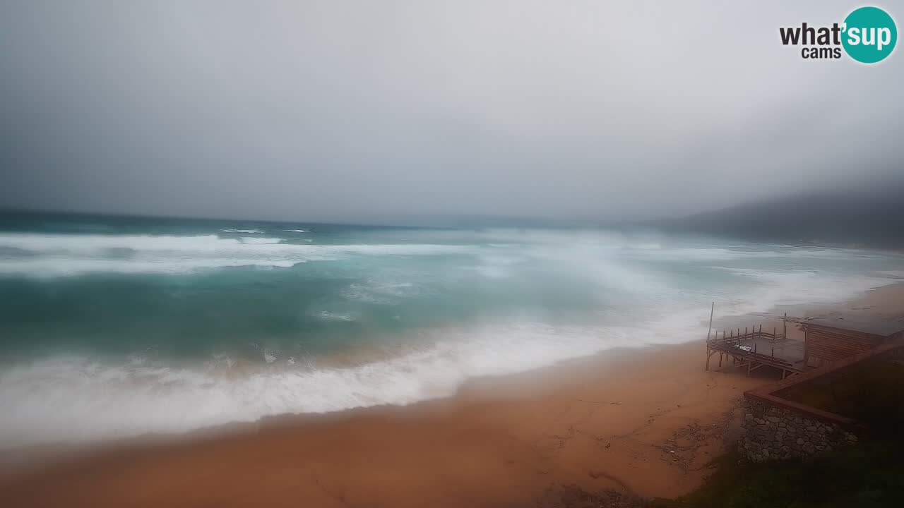 Spiaggia San Nicolò Buggerru webcam | Sardegna
