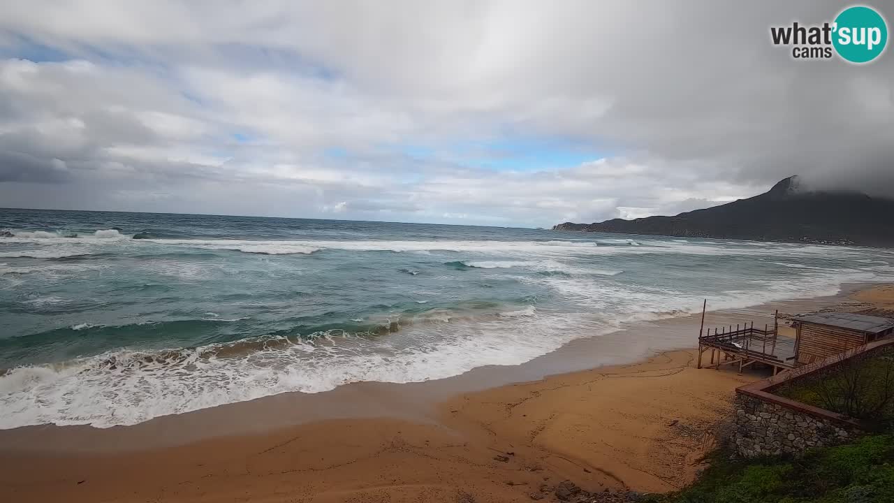 Spiaggia San Nicolò Buggerru webcam | Sardegna