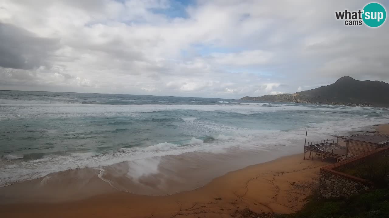 Spiaggia San Nicolò Buggerru webcam | Sardegna