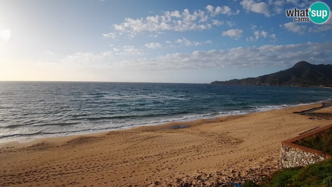Spiaggia San Nicolò Buggerru webcam | Sardegna