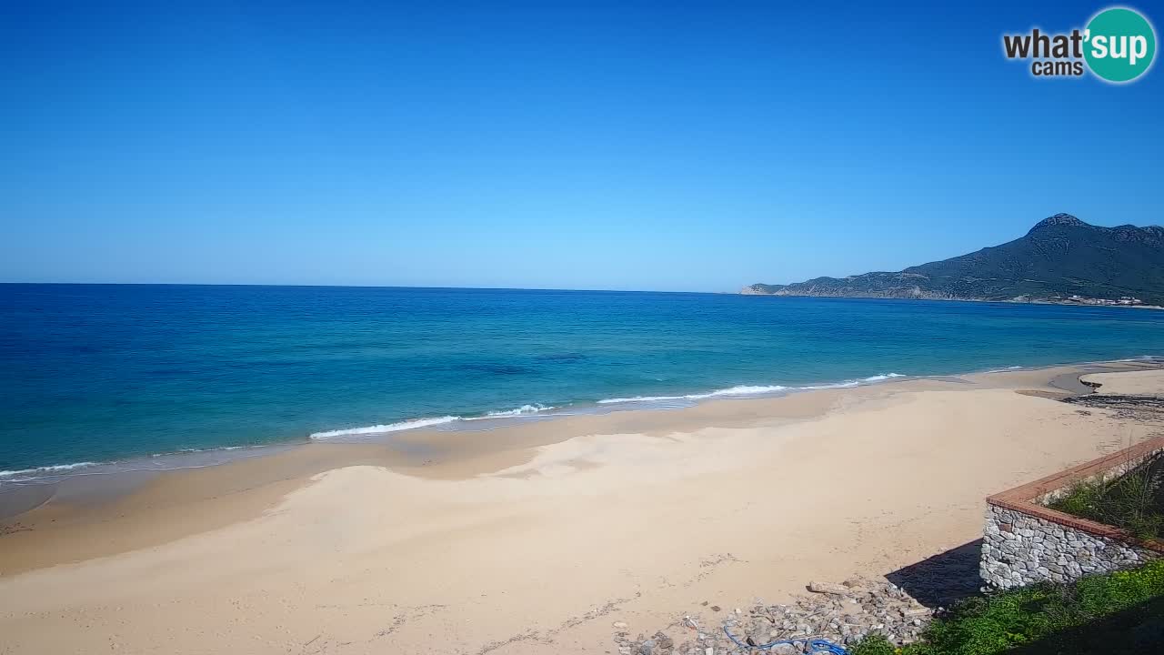 Spiaggia San Nicolò Buggerru webcam | Sardegna