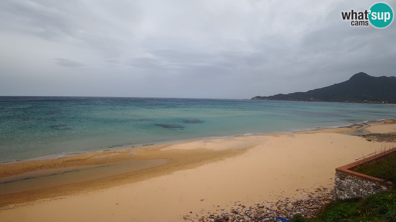 Spiaggia San Nicolò Buggerru webcam | Sardegna