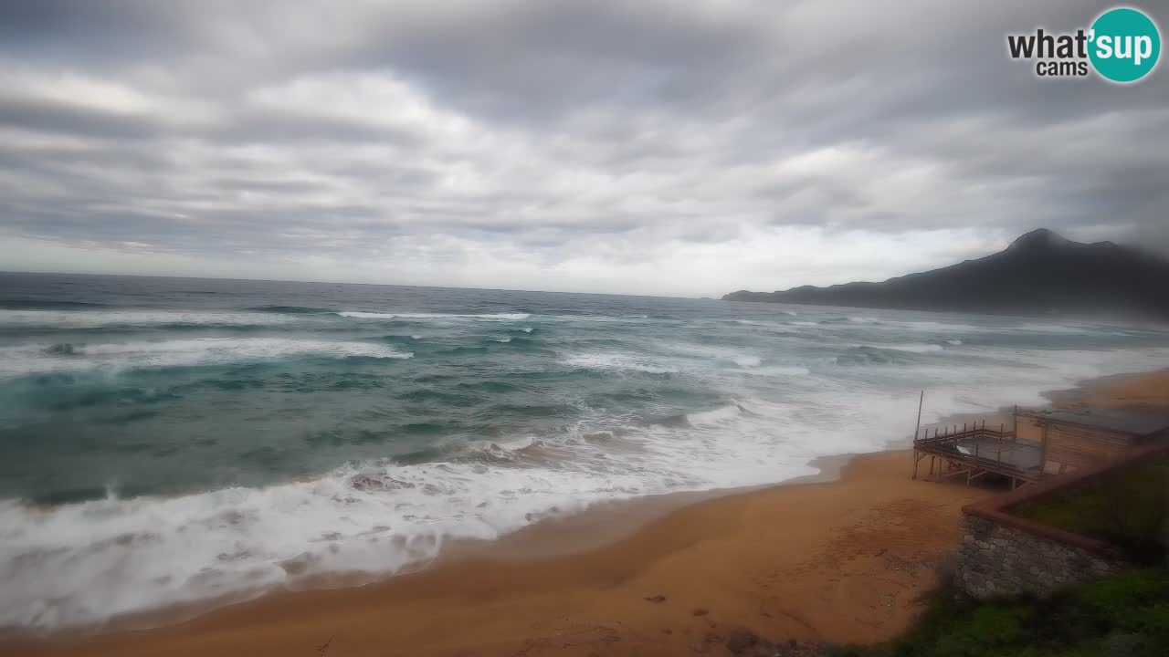 Spiaggia San Nicolò Buggerru webcam | Sardegna