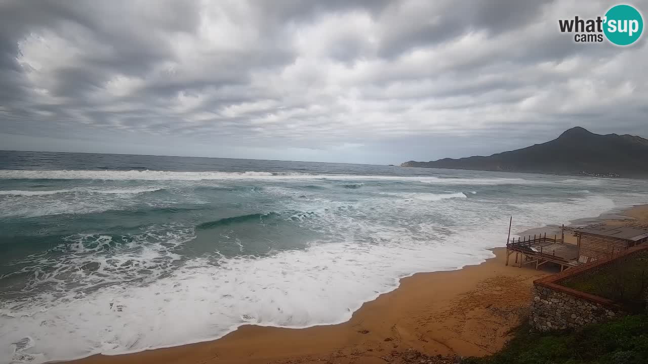 Spiaggia San Nicolò Buggerru webcam | Sardegna