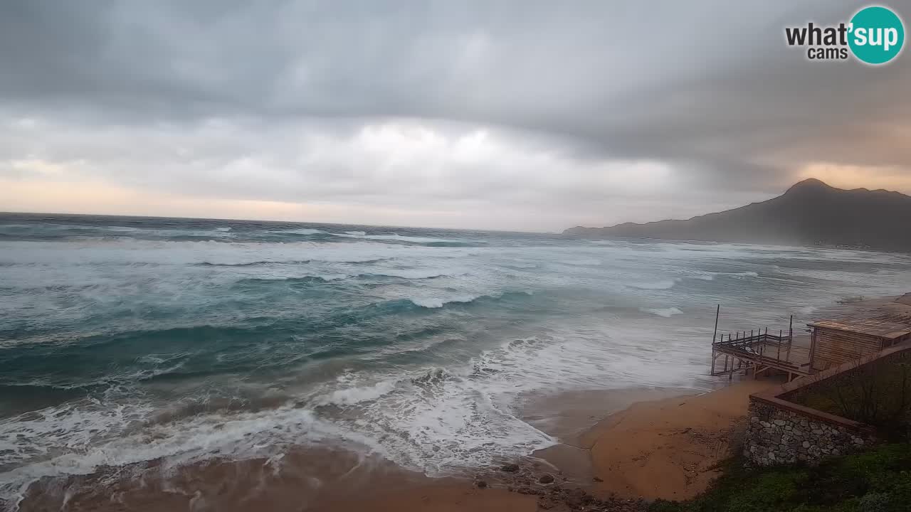 Spiaggia San Nicolò Buggerru webcam | Sardegna