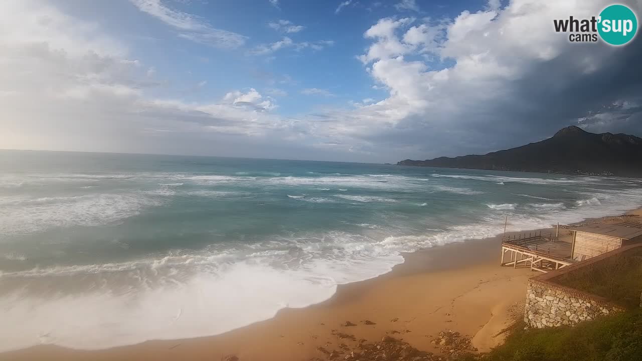 Spiaggia San Nicolò Buggerru webcam | Sardegna