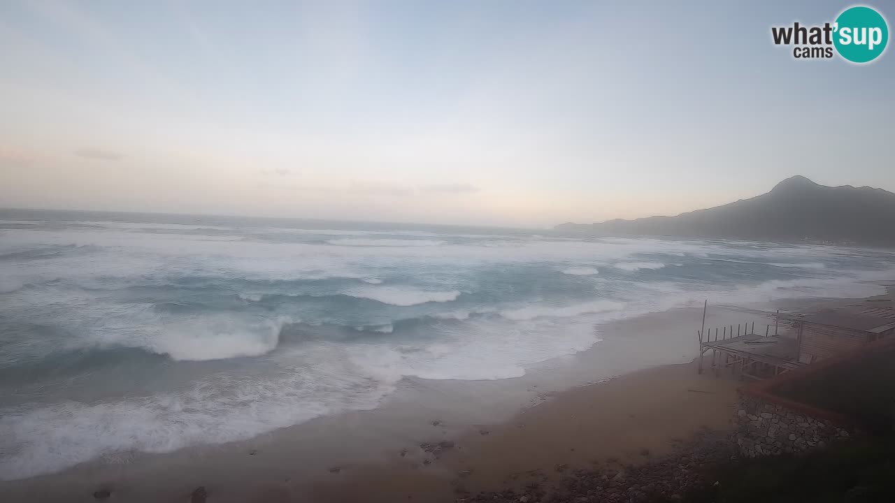 Spiaggia San Nicolò Buggerru webcam | Sardegna
