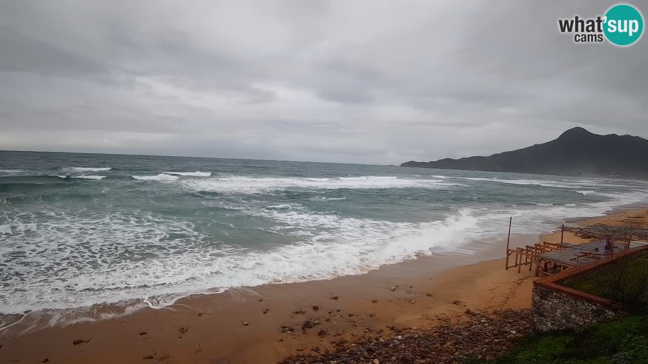 Spiaggia San Nicolò Buggerru webcam | Sardegna