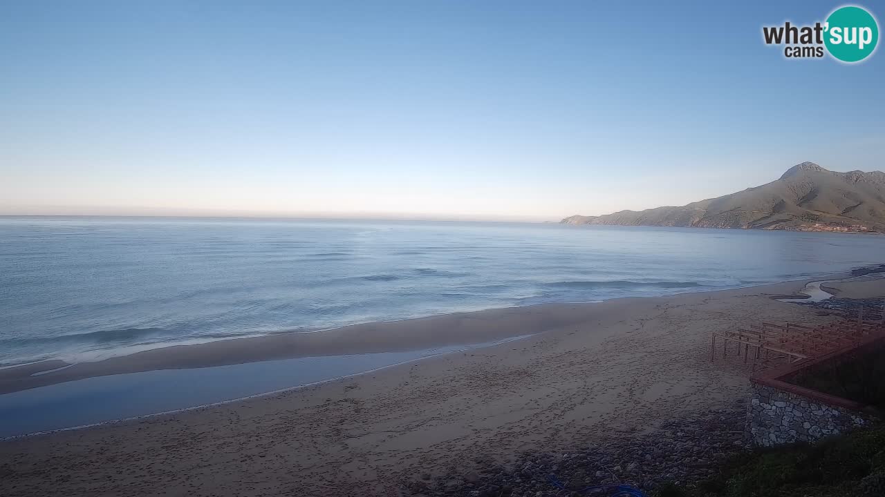Spiaggia San Nicolò Buggerru webcam | Sardegna