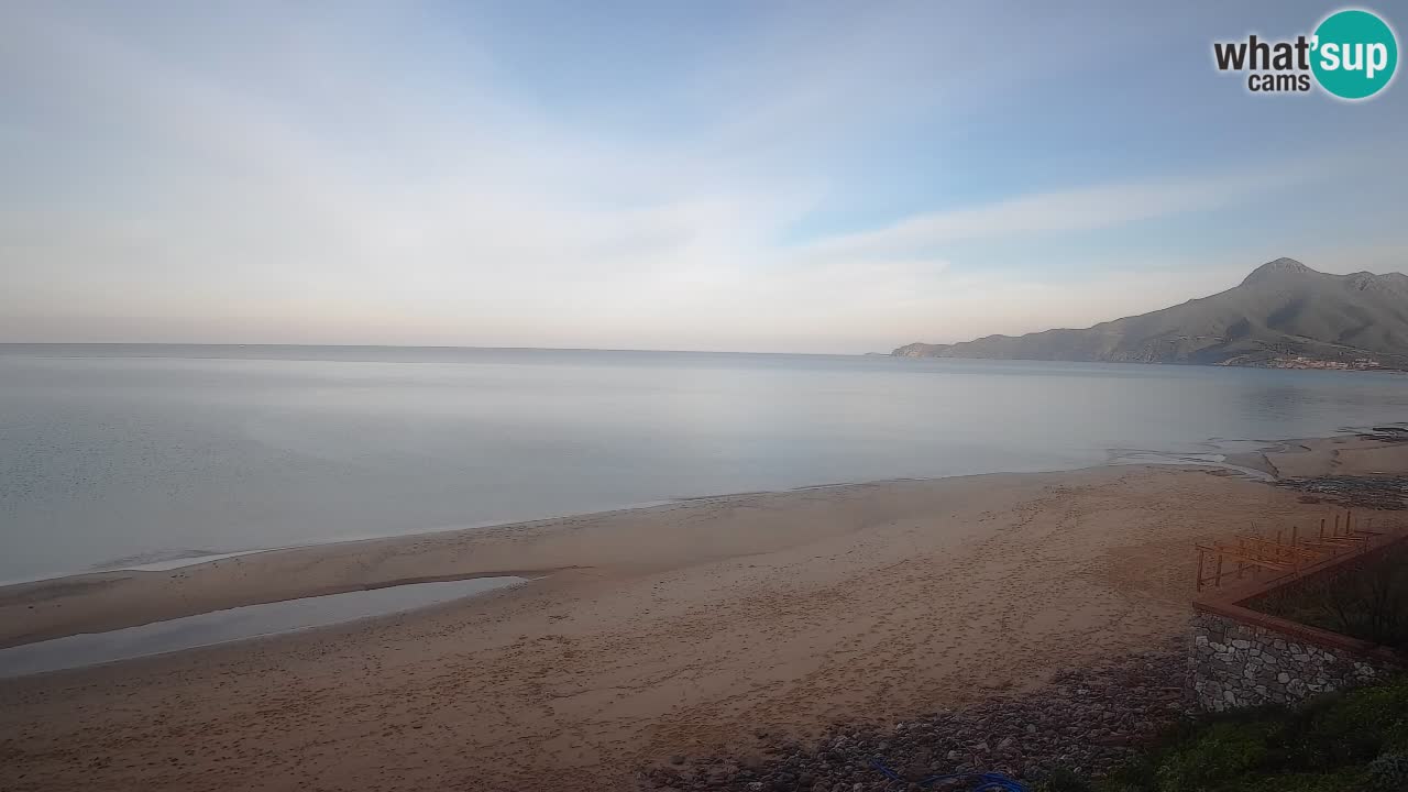 Spiaggia San Nicolò Buggerru webcam | Sardegna