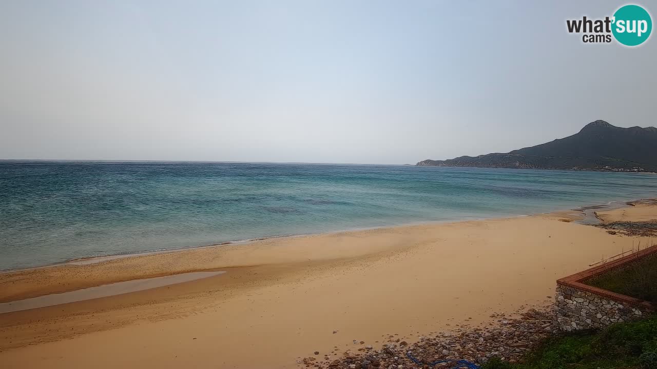 Spiaggia San Nicolò Buggerru webcam | Sardegna