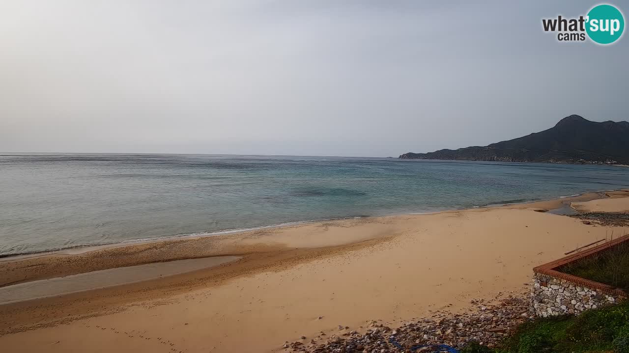 Spiaggia San Nicolò Buggerru webcam | Sardegna
