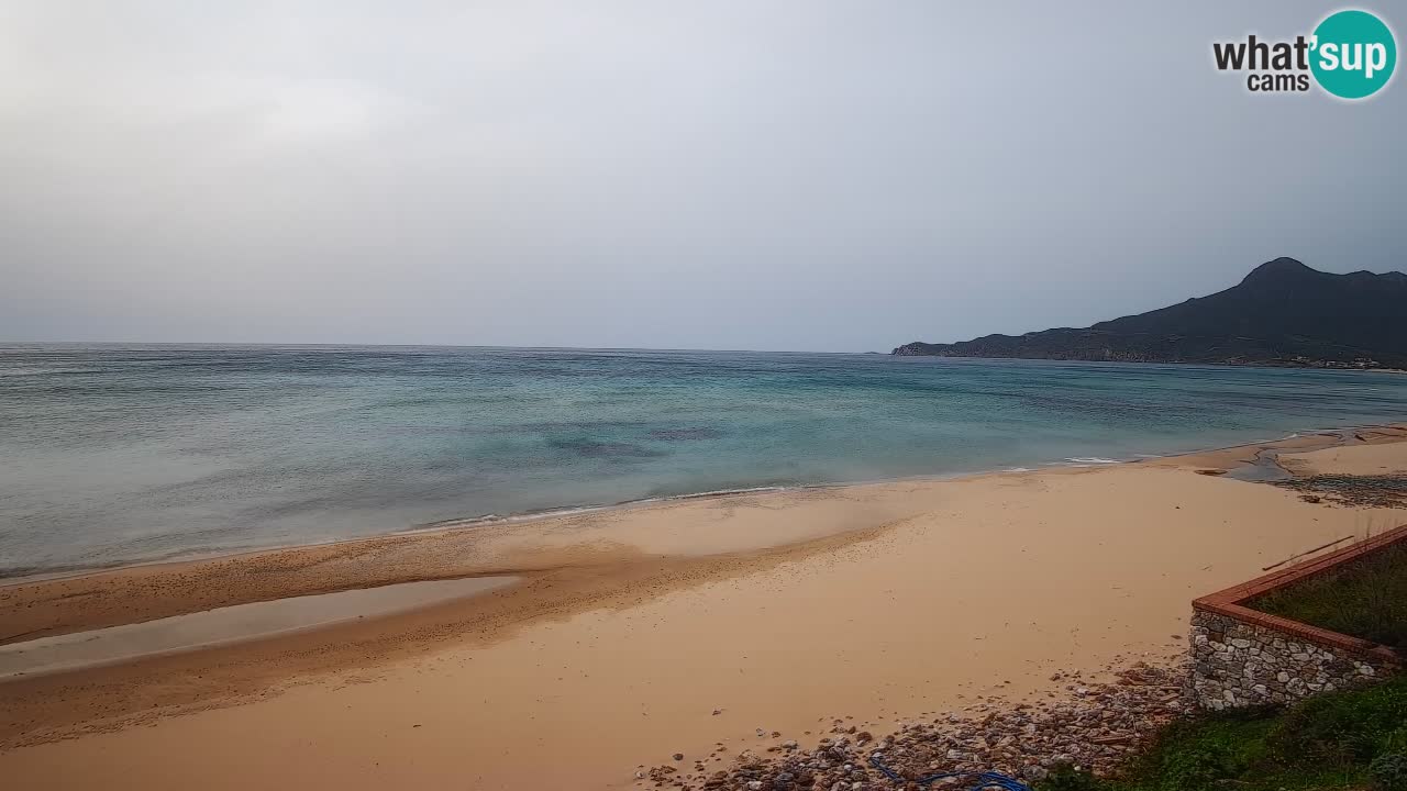 Spiaggia San Nicolò Buggerru webcam | Sardegna