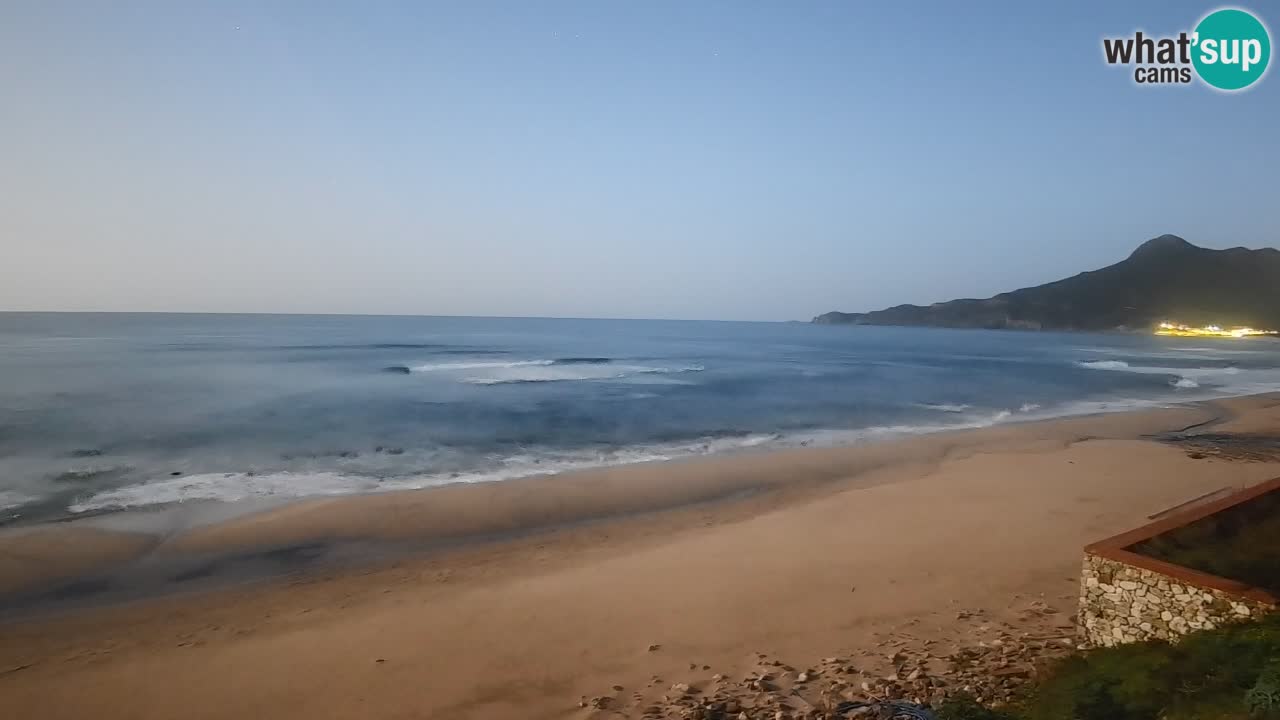 Spiaggia San Nicolò Buggerru webcam | Sardegna