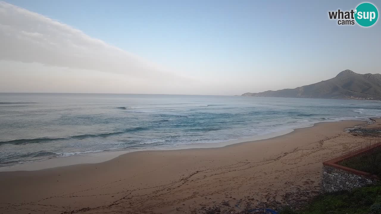 Spiaggia San Nicolò Buggerru webcam | Sardegna