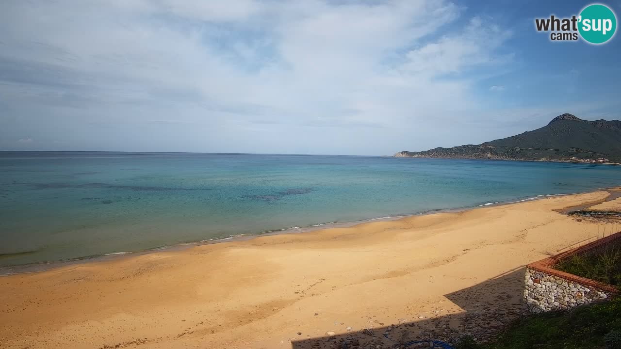 Spiaggia San Nicolò Buggerru webcam | Sardegna