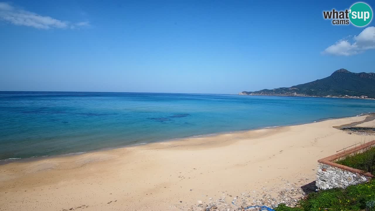 Spiaggia San Nicolò Buggerru webcam | Sardegna