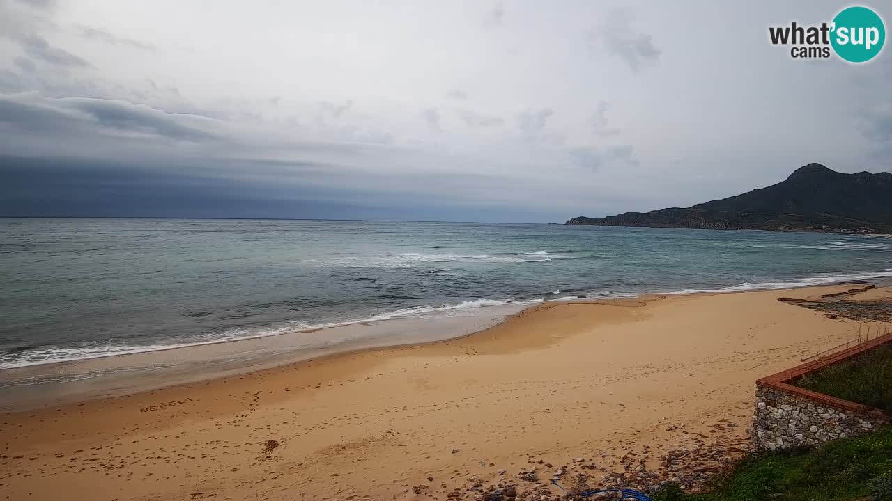 Spiaggia San Nicolò Buggerru webcam | Sardegna