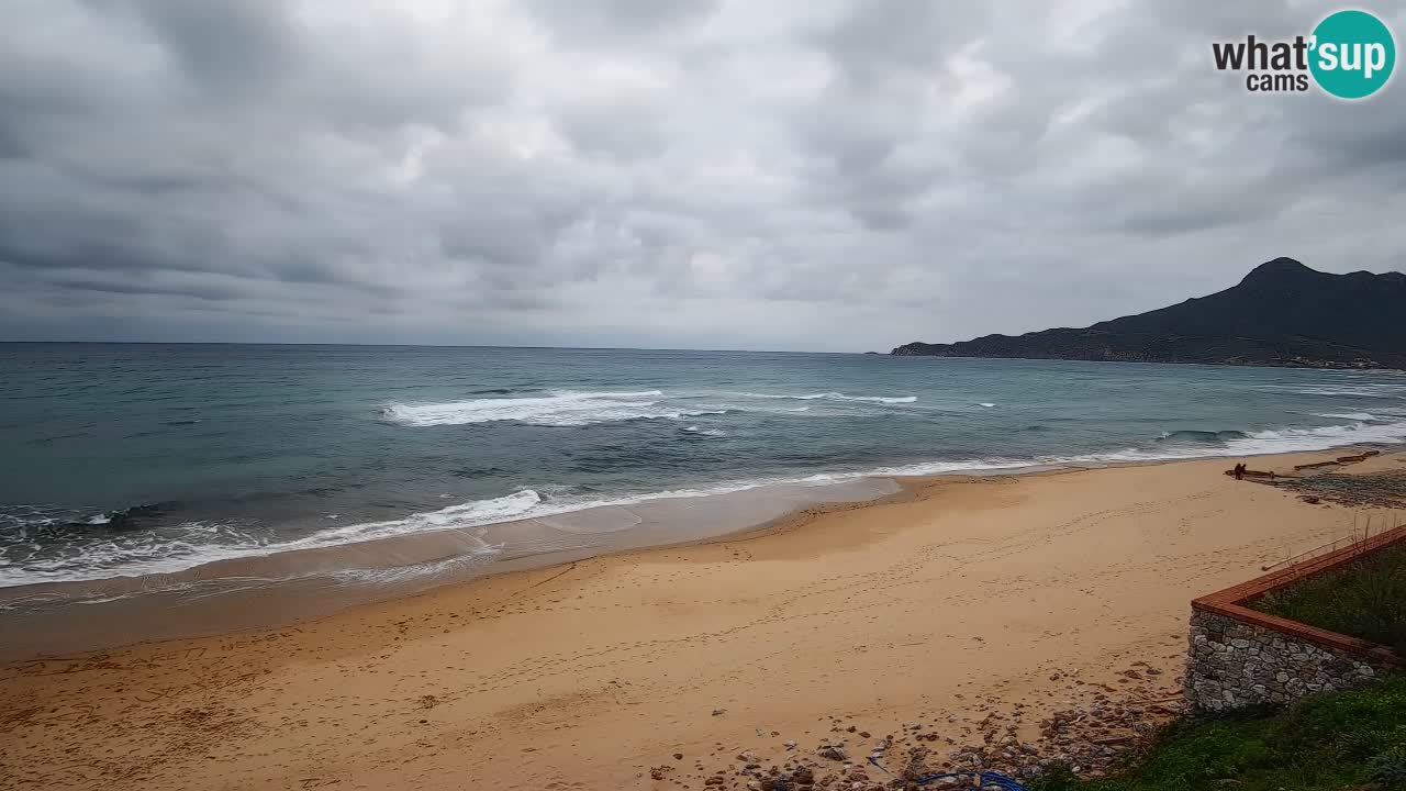 Spiaggia San Nicolò Buggerru webcam | Sardegna