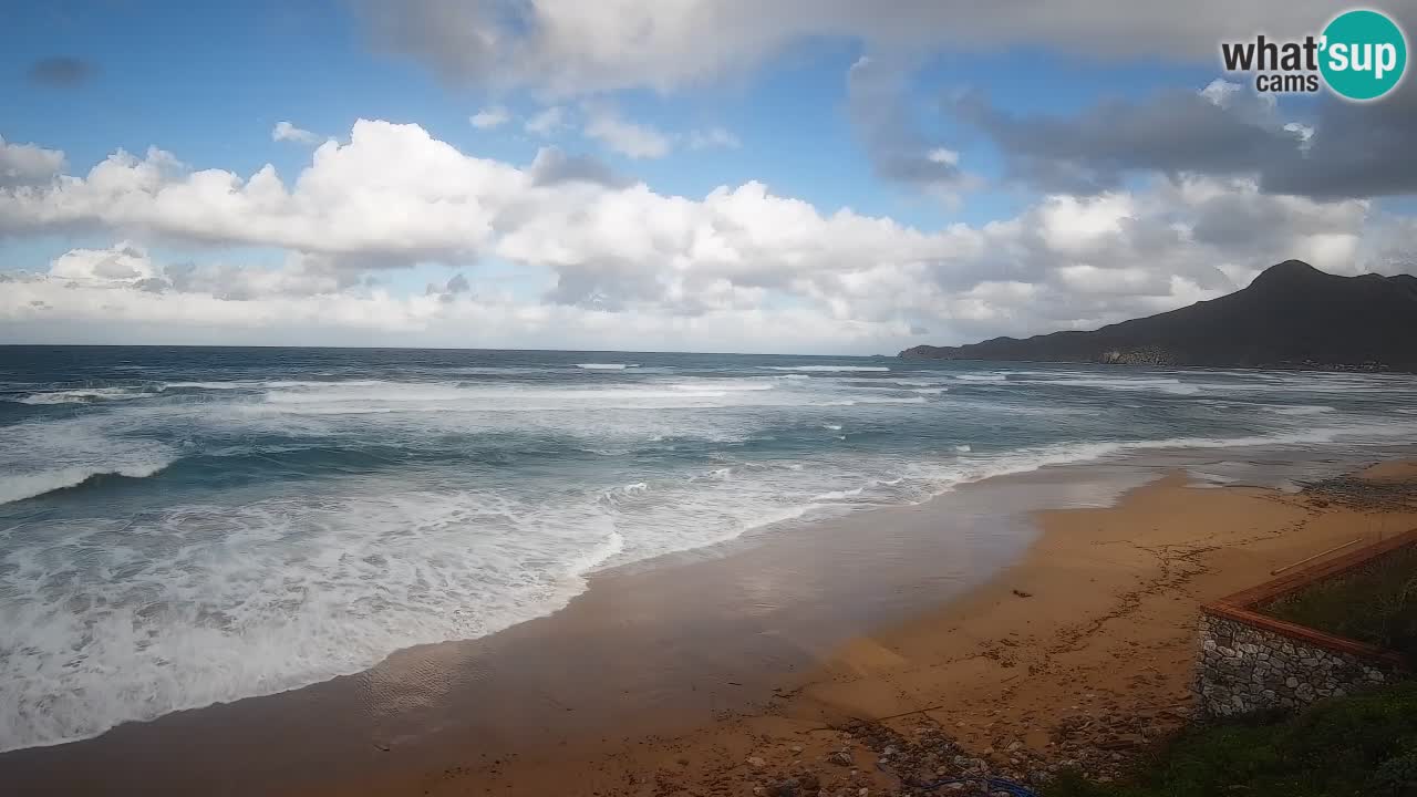 Spiaggia San Nicolò Buggerru webcam | Sardegna