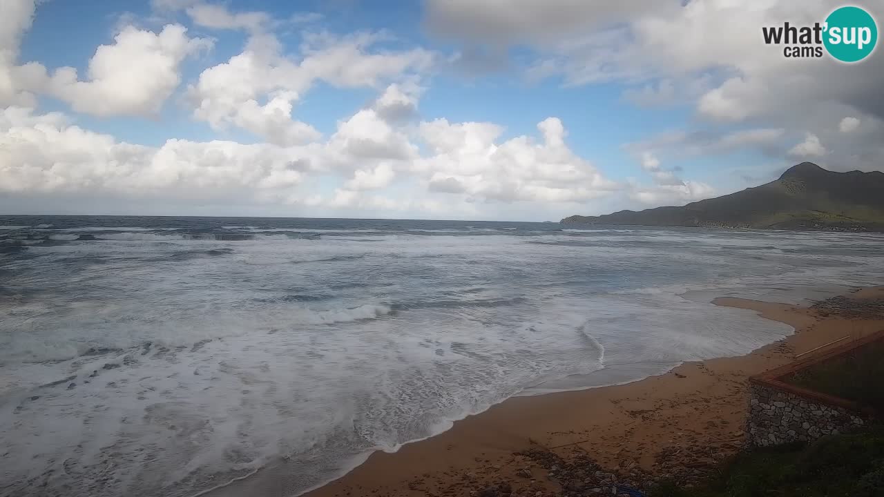 Spiaggia San Nicolò Buggerru webcam | Sardegna