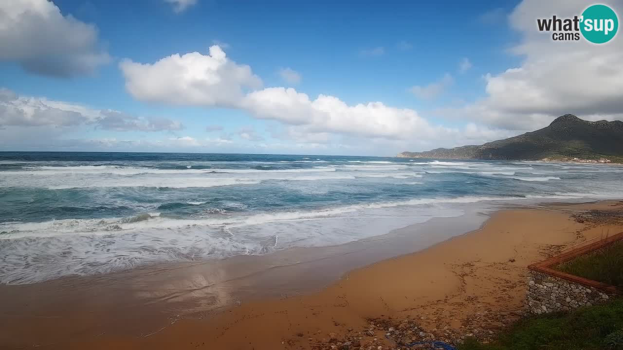 Spiaggia San Nicolò Buggerru webcam | Sardegna