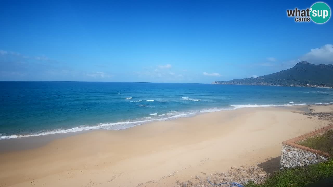 Spiaggia San Nicolò Buggerru webcam | Sardegna