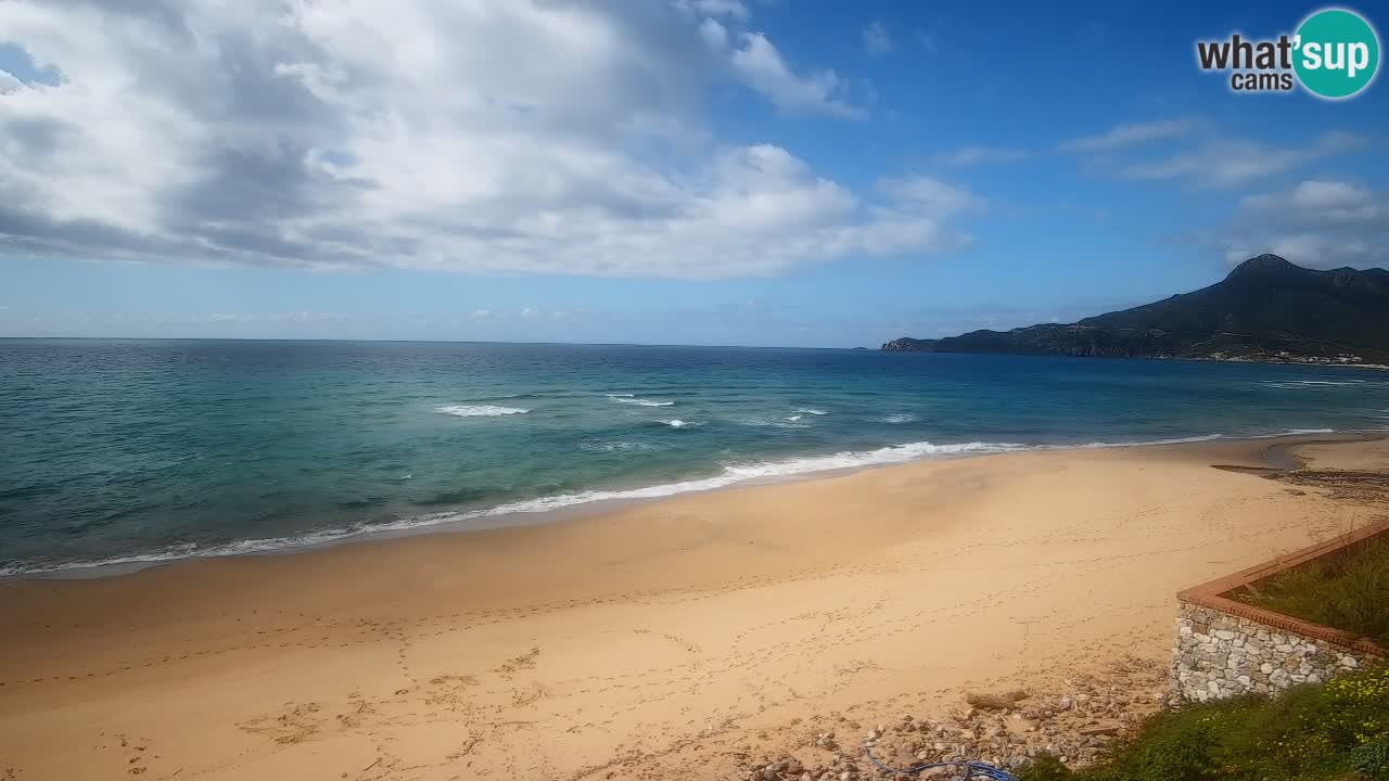 Spiaggia San Nicolò Buggerru webcam | Sardegna