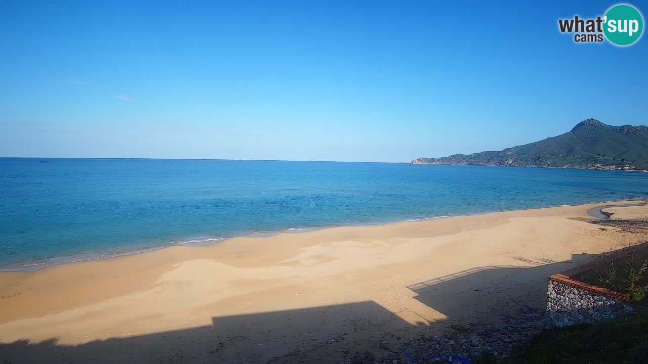 Spiaggia San Nicolò Buggerru webcam | Sardegna