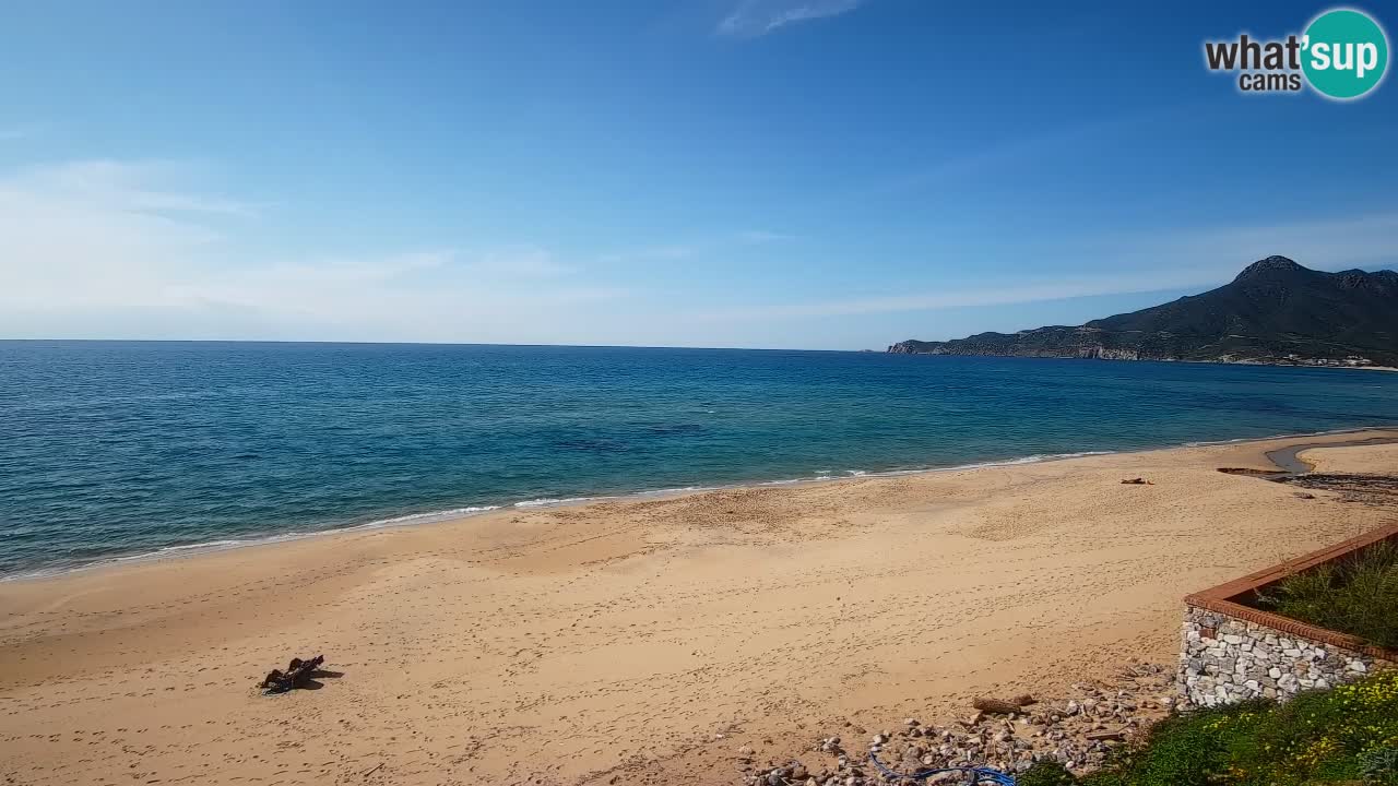Spiaggia San Nicolò Buggerru webcam | Sardegna