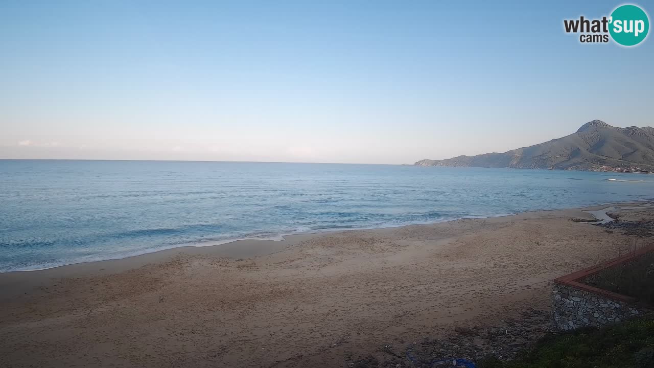 Spiaggia San Nicolò Buggerru webcam | Sardegna