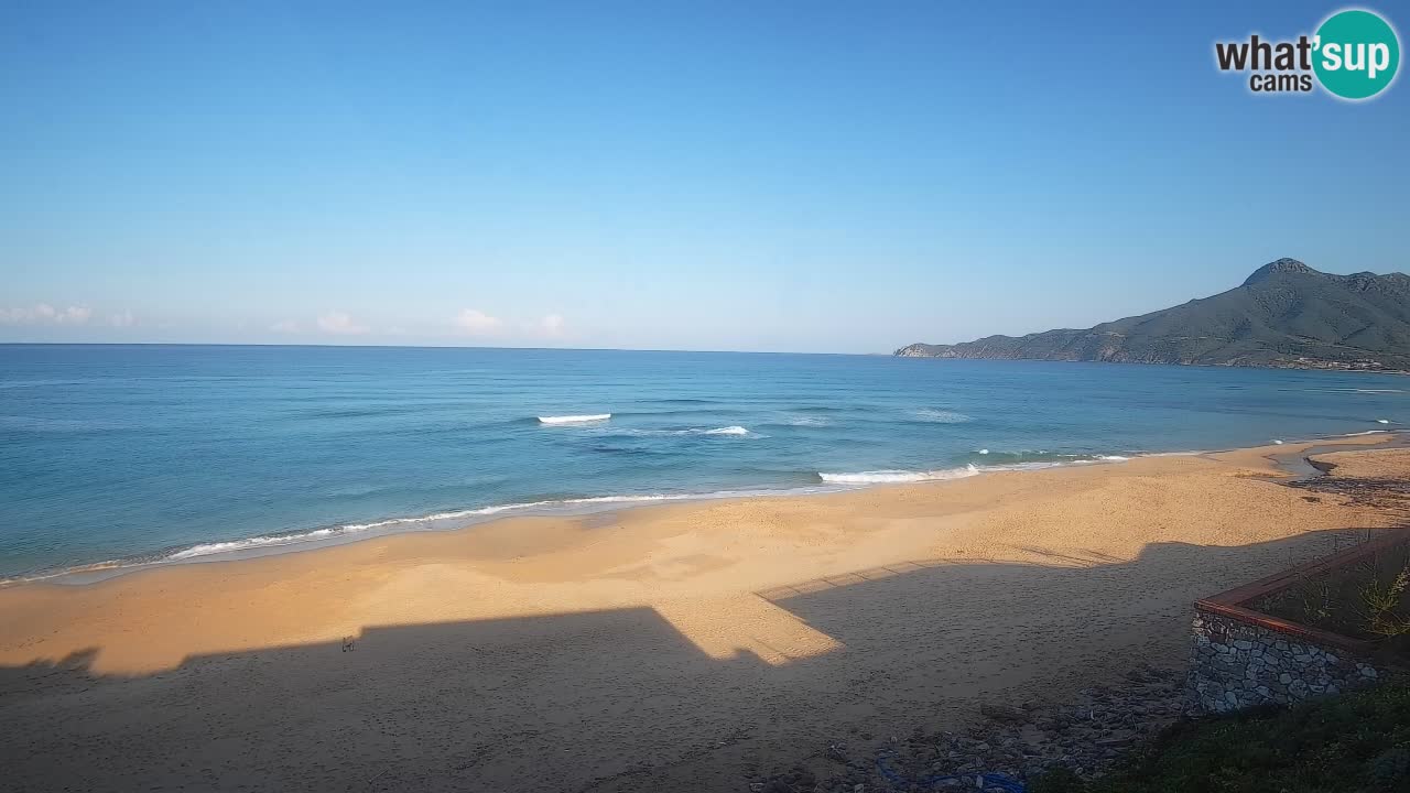Spiaggia San Nicolò Buggerru webcam | Sardegna