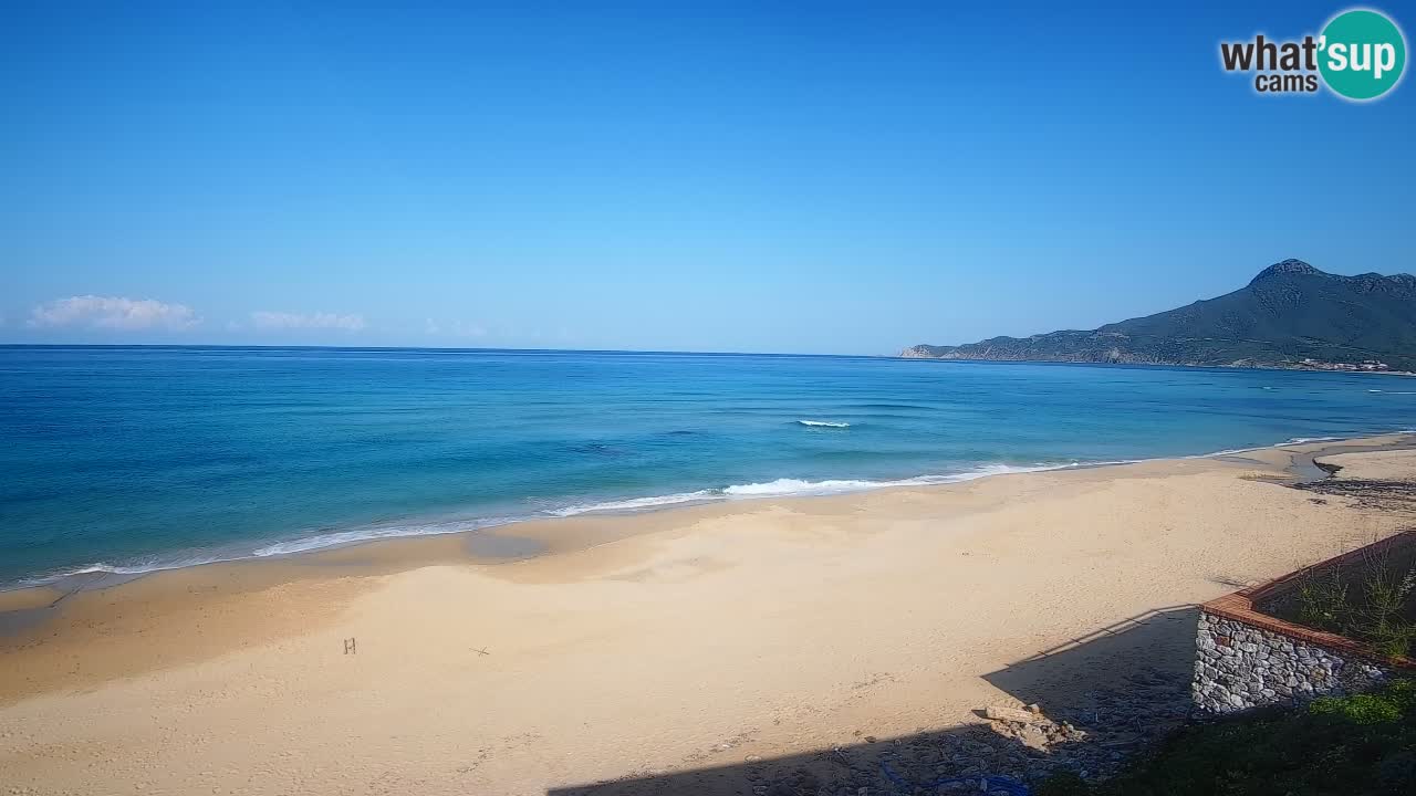 Spiaggia San Nicolò Buggerru webcam | Sardegna
