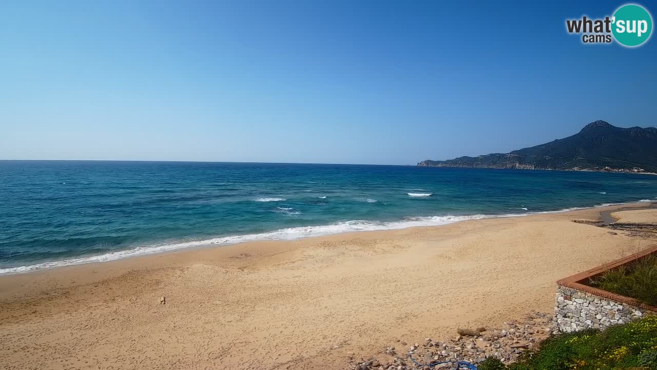 Spiaggia San Nicolò Buggerru webcam | Sardegna