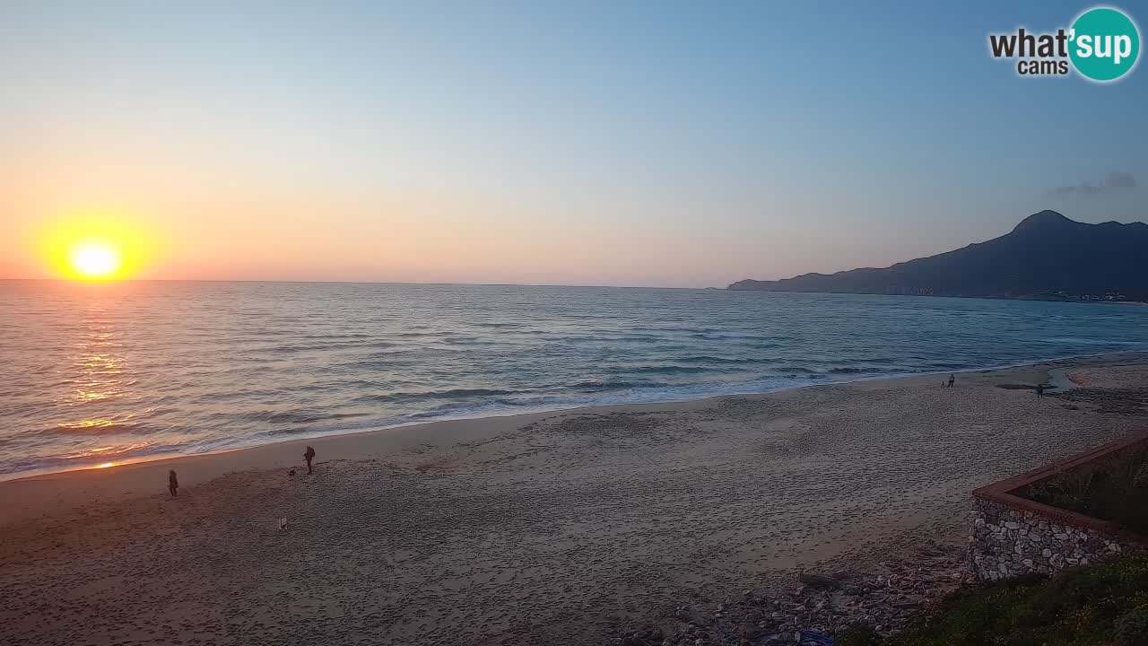 Spiaggia San Nicolò Buggerru webcam | Sardegna