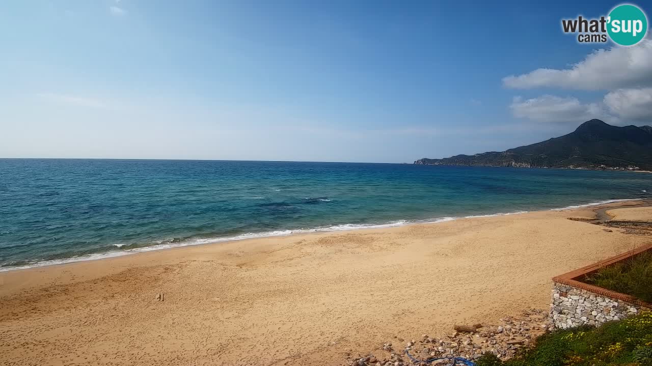 Spiaggia San Nicolò Buggerru webcam | Sardegna