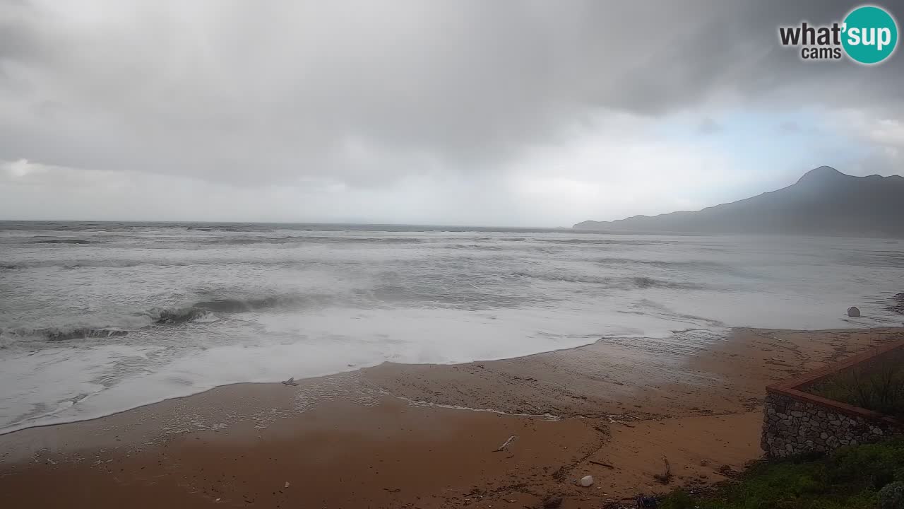 Spiaggia San Nicolò Buggerru webcam | Sardegna