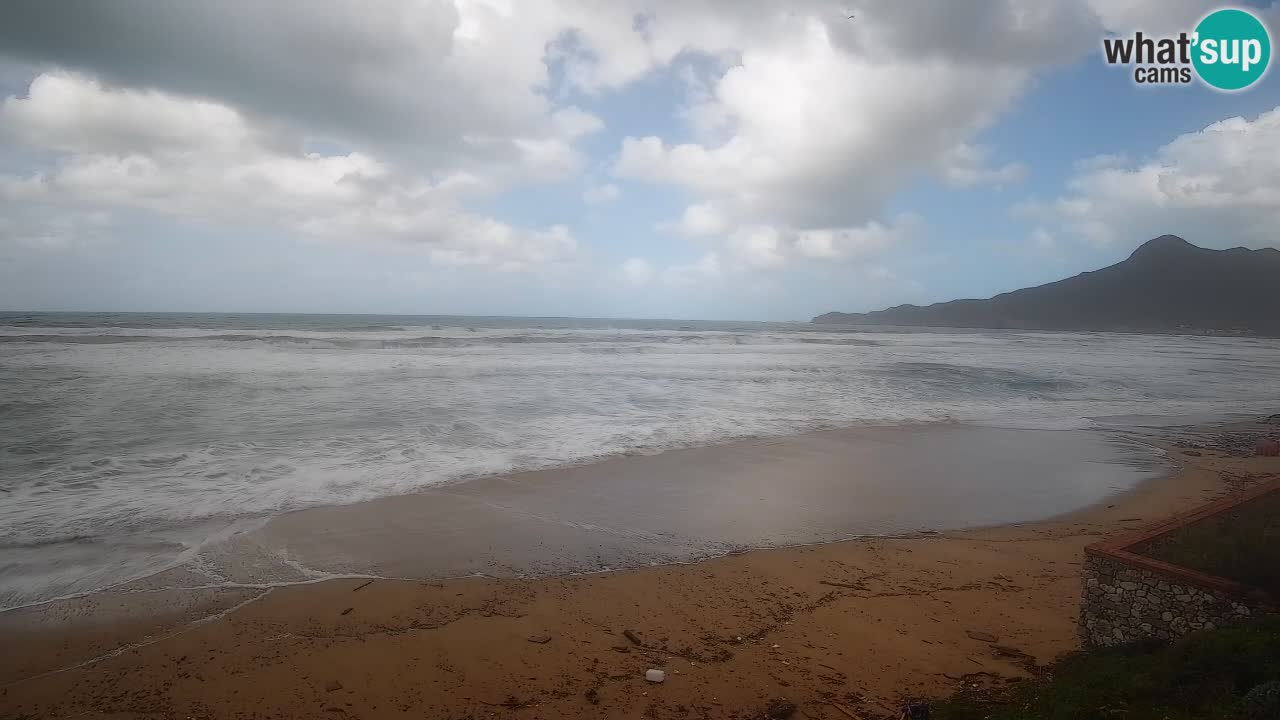 Spiaggia San Nicolò Buggerru webcam | Sardegna