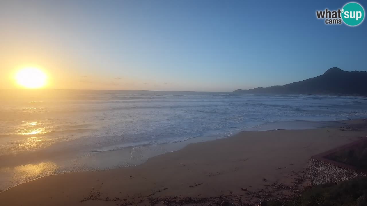 Spiaggia San Nicolò Buggerru webcam | Sardegna