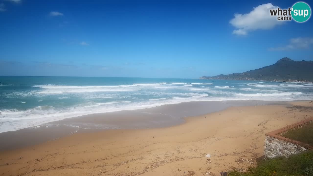 Spiaggia San Nicolò Buggerru webcam | Sardegna