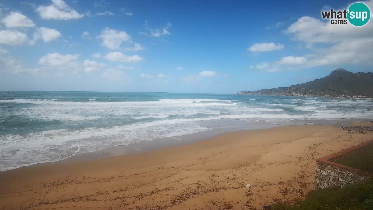 Spiaggia San Nicolò Buggerru webcam | Sardegna