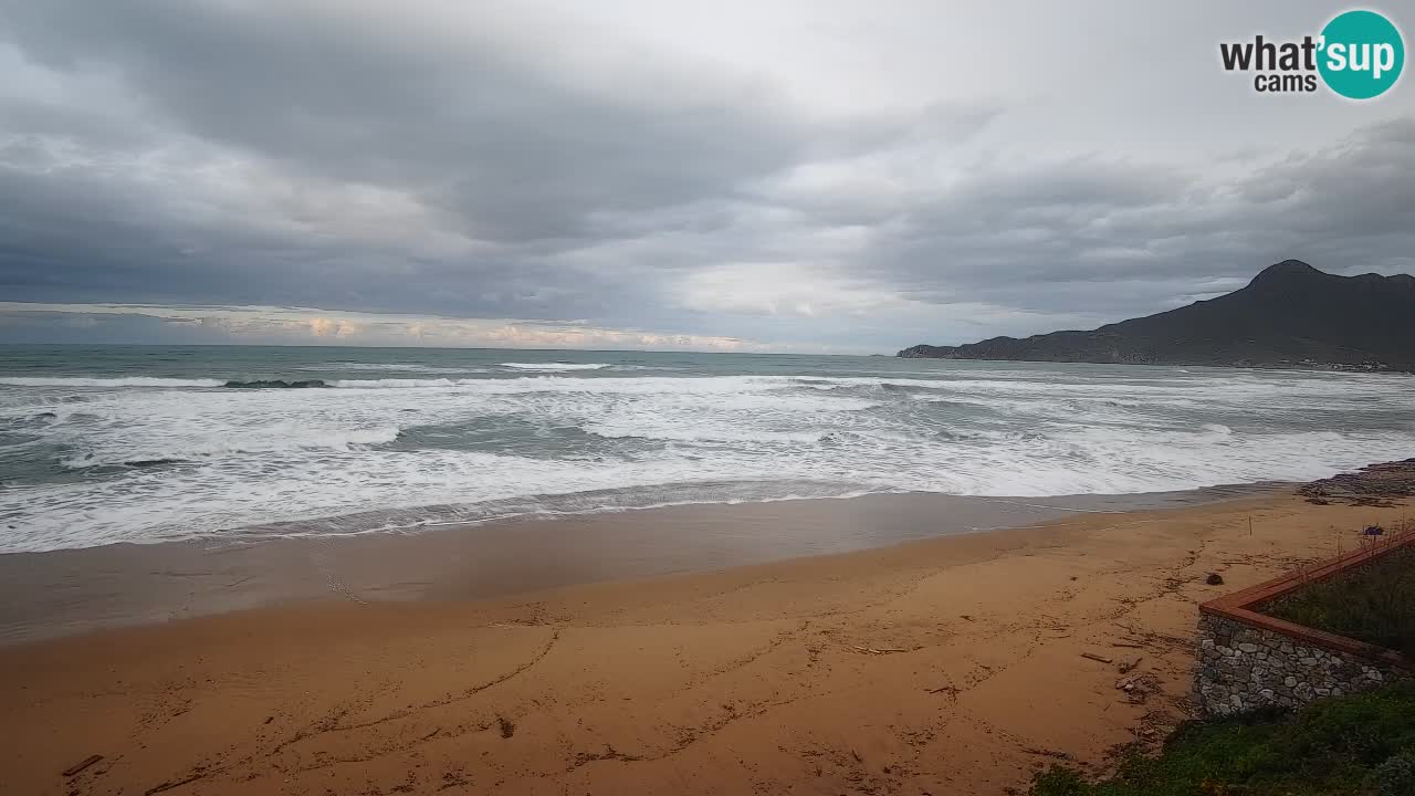 Spiaggia San Nicolò Buggerru webcam | Sardegna