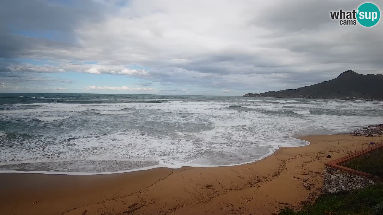 Spiaggia San Nicolò Buggerru webcam | Sardegna
