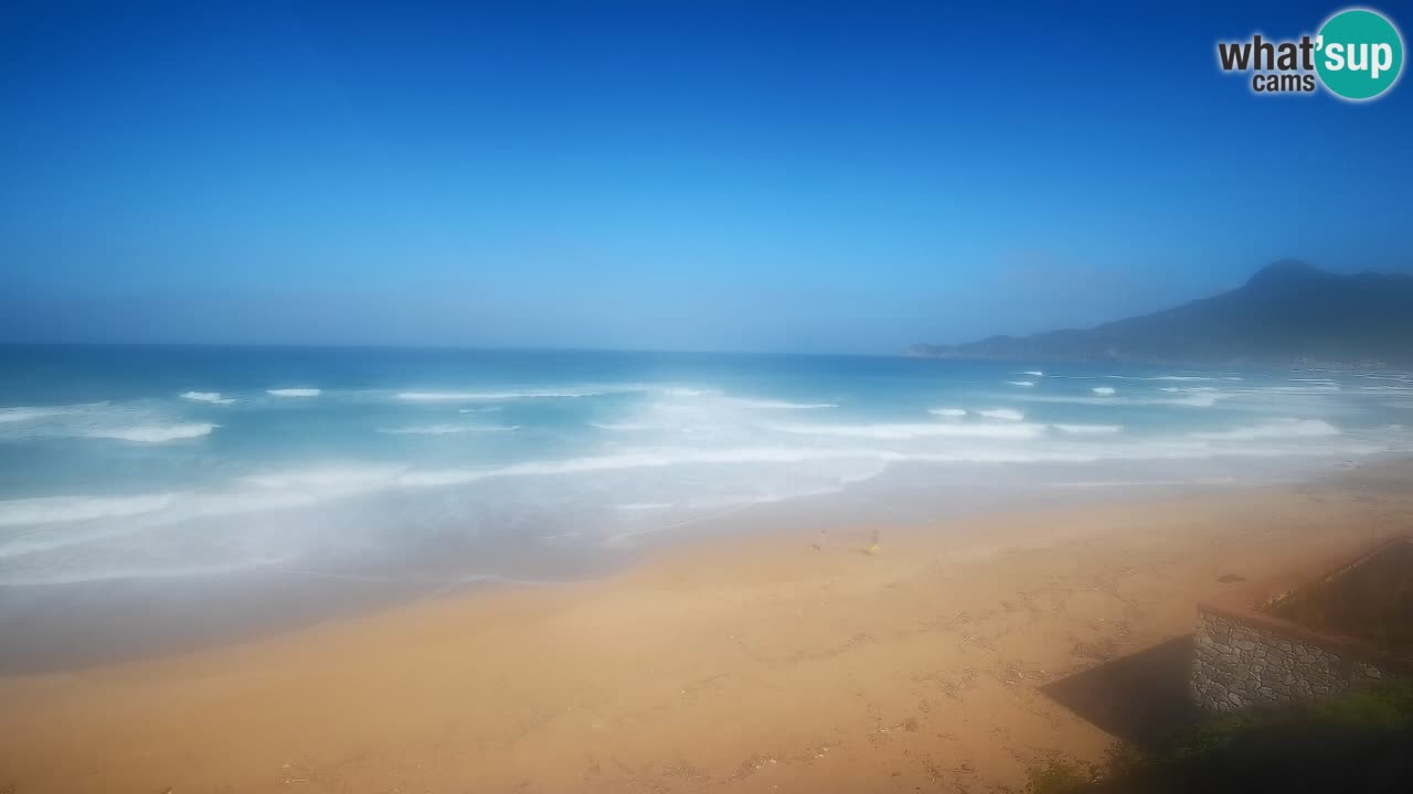 Spiaggia San Nicolò Buggerru webcam | Sardegna