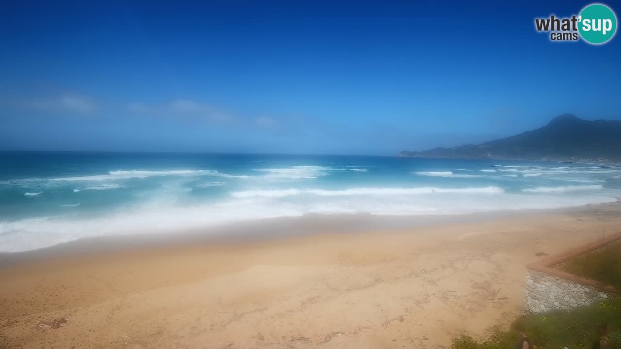 Spiaggia San Nicolò Buggerru webcam | Sardegna