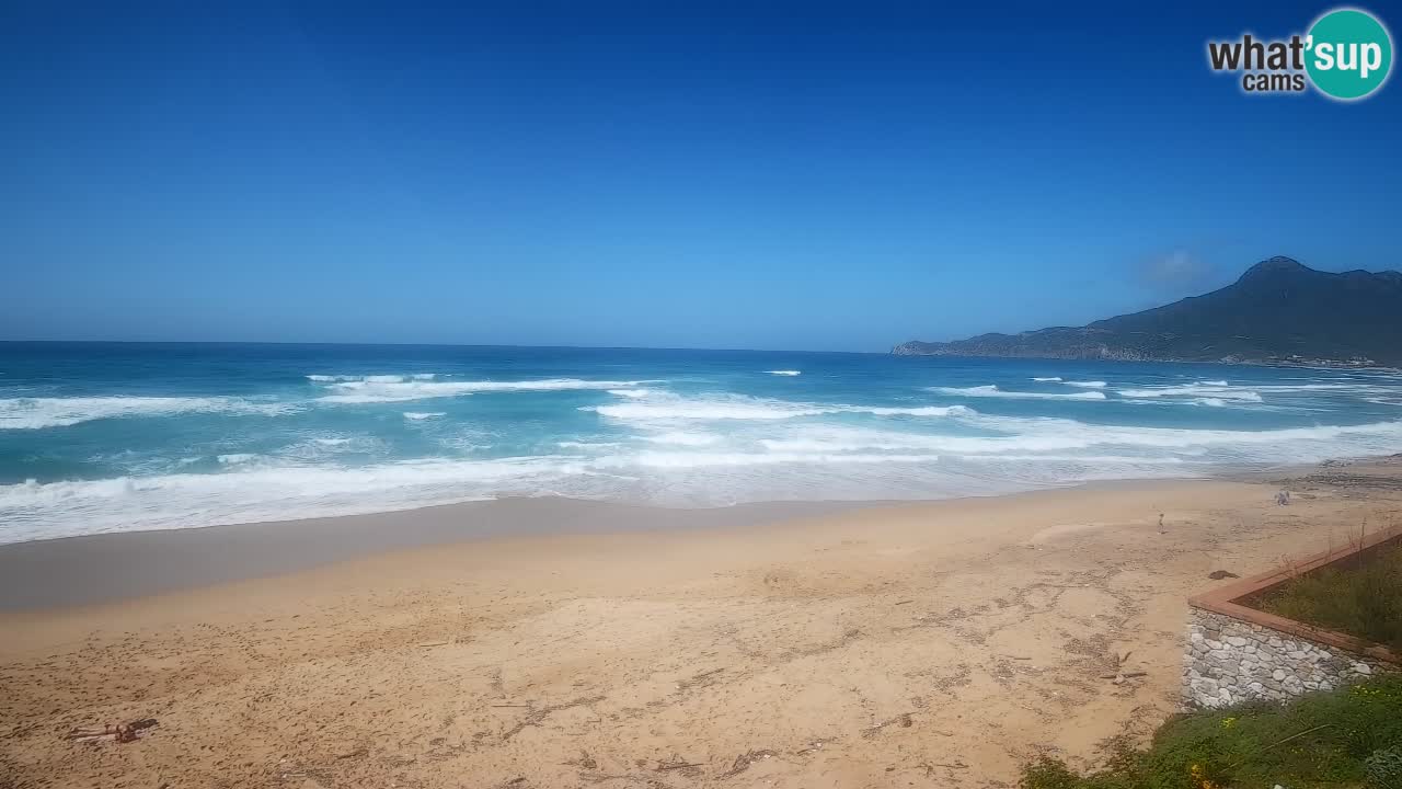 Spiaggia San Nicolò Buggerru webcam | Sardegna