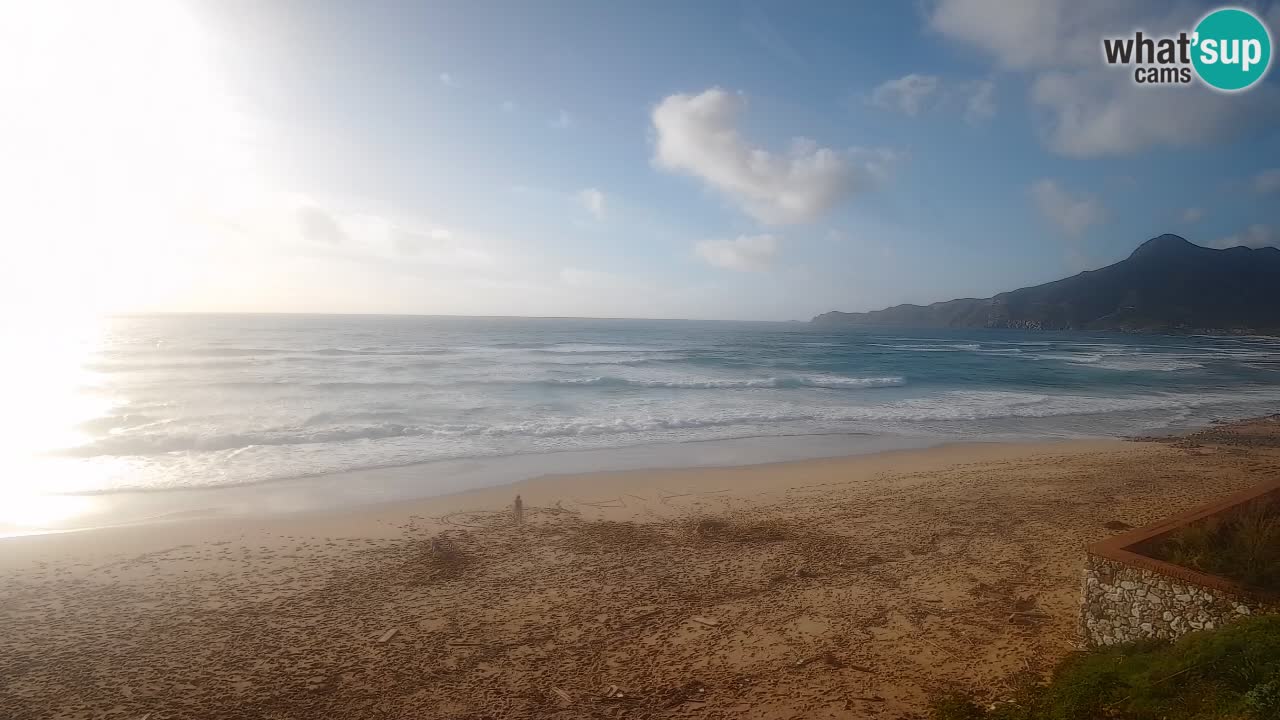Spiaggia San Nicolò Buggerru webcam | Sardegna