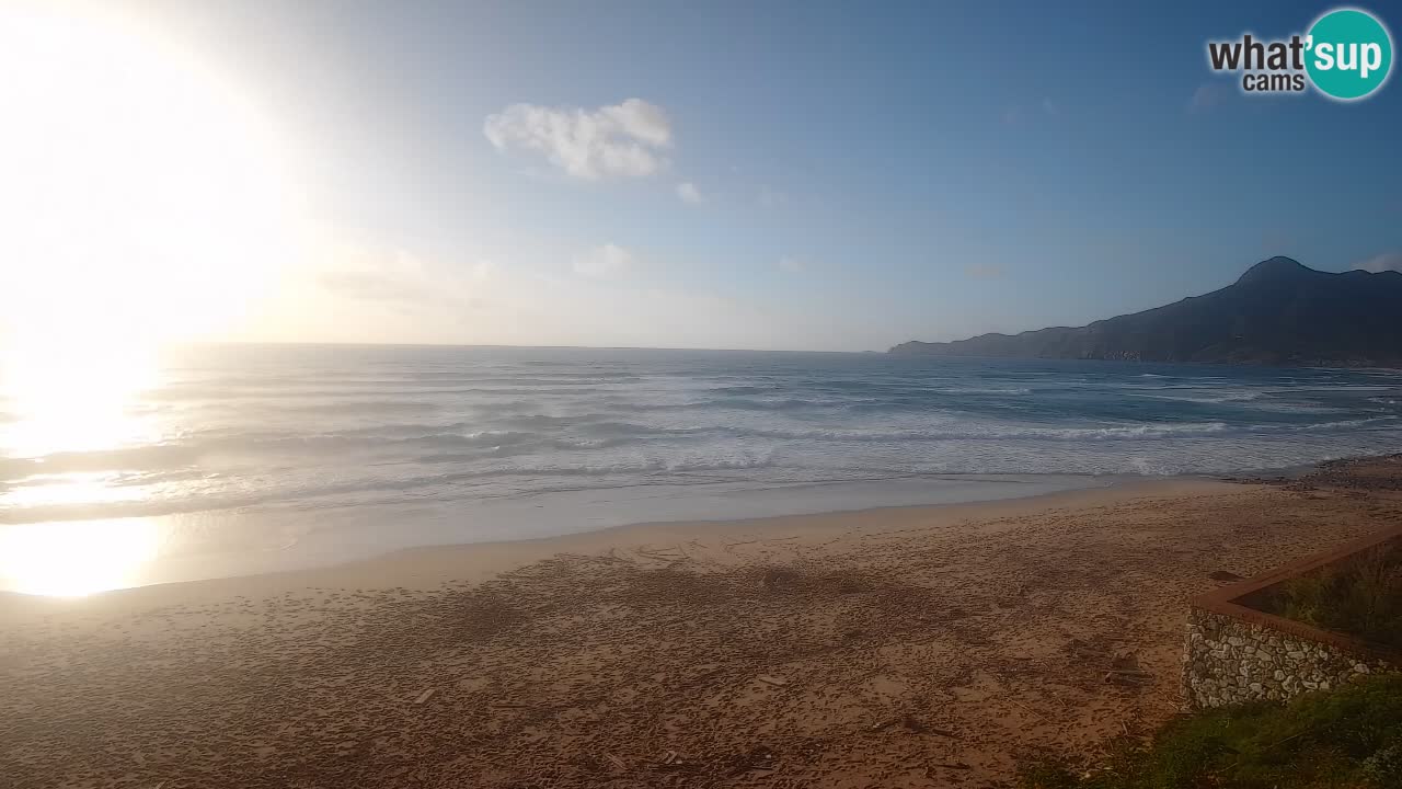 Spiaggia San Nicolò Buggerru webcam | Sardegna